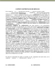 Ejemplo contrato de Prestación de servicios 